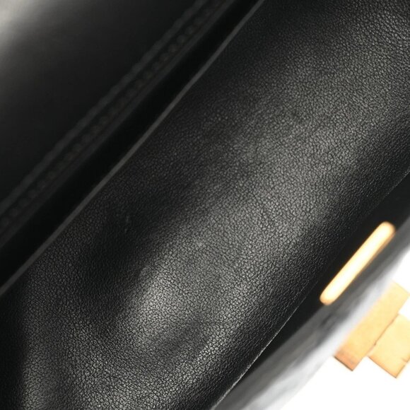 CHANEL 2.55 Mini Handbag 7.9" Matelasse ChainShoulder Black/Noir - Picture 6 of 12